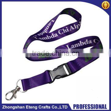 High definition customized printing neck lanyard with your website