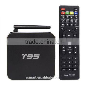 Vensmile T95 kobi android tv box amlogic s905 quad core KODI 16.0 android 5.1 t95 kobi android tv box
