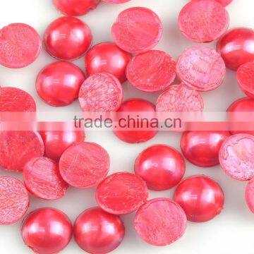 China Best Price Neon Acrylic Hotfix Half Pearl with Colors, Flatback Hot Fix Half Round Pearl for Garment Decoration