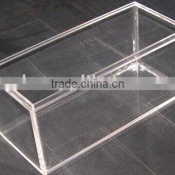 personalized clear acrylic/plastic/crystal gift packing box/case storage container