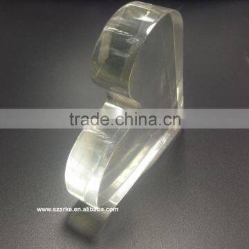 Custom Clear Desktop Heart Shaped Solid Acrylic Paper Weight Block,crystal Glass Heart-shape Desktop Decoration photo-4