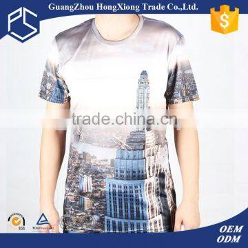 2016 new trending breathable material sublimation new style men t-shirts