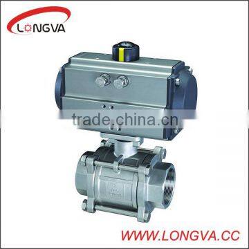 single acting pneumatic actuator control ball valve