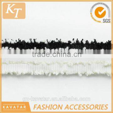 Korean Fashional 1cm Width Cotton Trimming With White Color photo-2