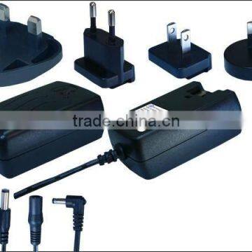 24W 5W 10W 15W 5V 12V 24V Exchangeable Plugs Power Adapters