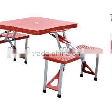 wholesale red foldable stacking plastic table