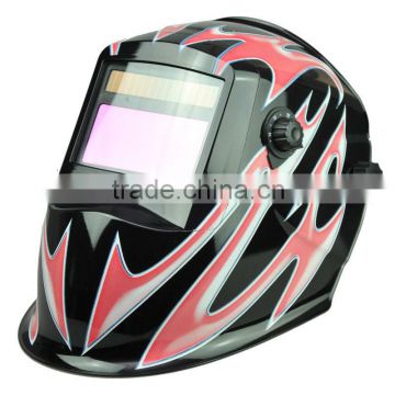 Solar powered auto darkening painting welding mask