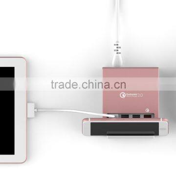 quick charge wall mounted mobile phone ac adapter/charger,qc 3.0 qualcomm charger phone quick charger ,unique electronic product