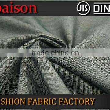 Wholesale Fine Microfiber Large Check Pattern Viscose Fabric photo-3