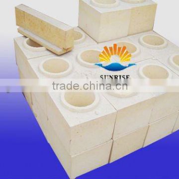 Fire clay refractories bricks for glass melting furnace