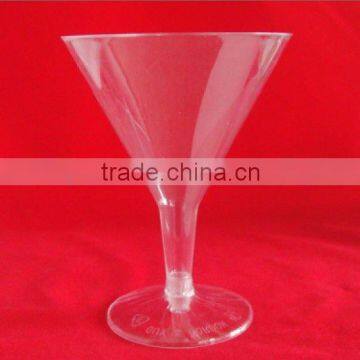 Plastic Decanter Glass Bead Flute and Wine Glass