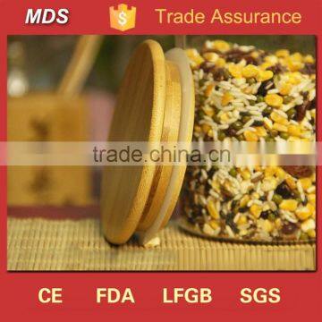 Clear Honey High Borosilicate Environmental Glass Jar With Wooden Lid Supplier's Choice photo-5