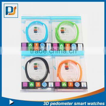 Bluetooth 4.0 Sport Bracelet Smart Band Wristband Silicone 3D Pedometer Sleep Mode Bracelet Calorie Pedometer