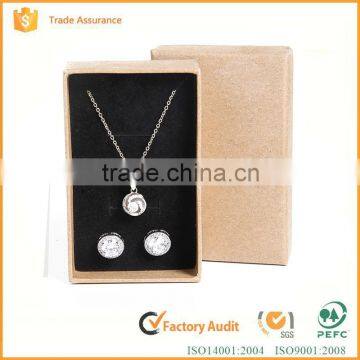 2016 professional custom handmade luxury cardboard paper jewelry gift box