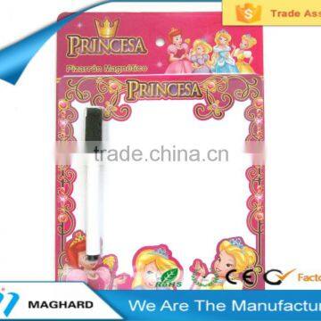 Pink Magnetic Writing Board Sheet With Pens for Kids Education Toy