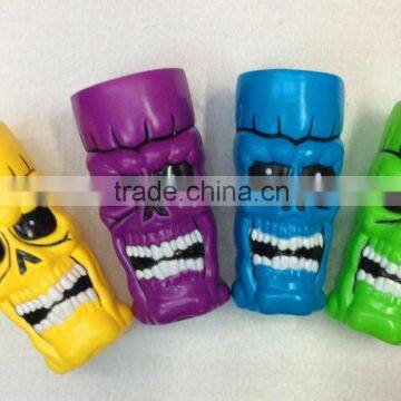 Plastic halloween skull cups