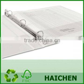 PVC Ring Binders 3 Rings Paper Material Metal Ring Binder photo-4