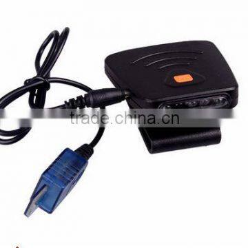 Plastic can clip on the brim of the hat camping mini 3led headlamp