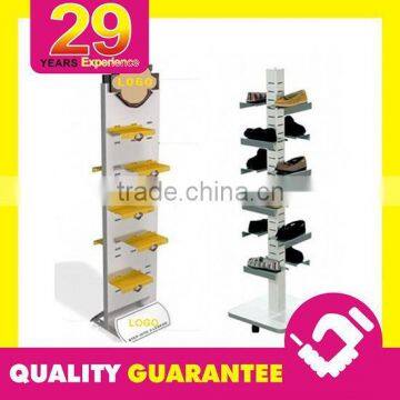 Floor Shoe Display Rack Shelves with Wheels Shoe Store Display Racks