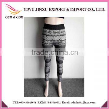 Wholesale Cheap Leggings 100% Cotton Knitted High Quality Slimming Tight Ladies Leggings