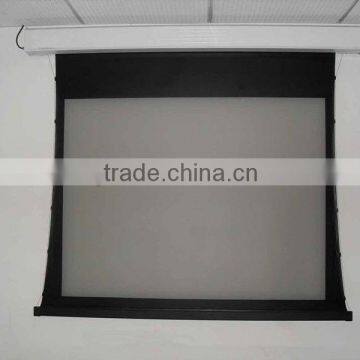 motorized tab tension screen