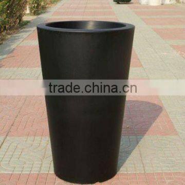 GR0770 Rotational black plastic flower pot