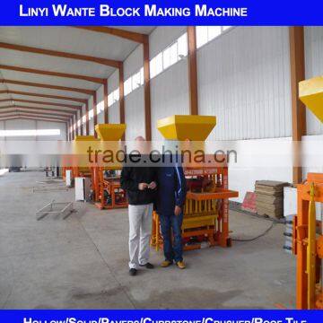 China Famous Brand Factory Price Concrete Block Molding Machine,Simple Hollow Block Making Machine Line QT40-1 photo-6