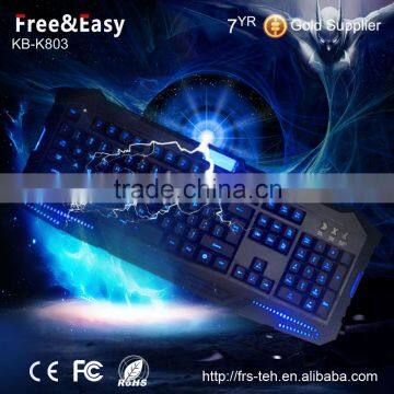 Lastest shenzhen Waterpoof USB computer keyboard with light