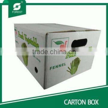 Standard RSC fruit carton box apples packaging box