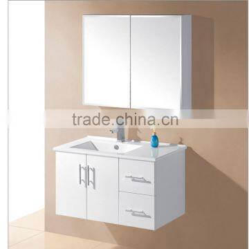 E1 Particleboard / Plywood / MDF small wall cabinets for bathroom