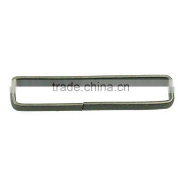 Eco-friendly custom size metal rectangle meson matched for buckle of webbing strap