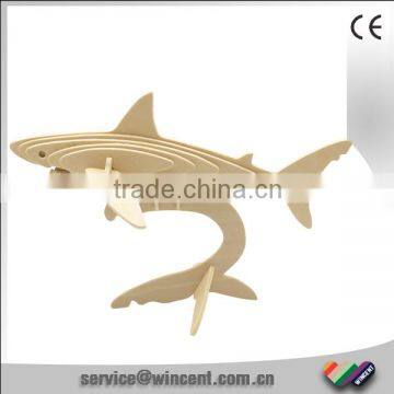 Marine Animal Wood Assembling 3D Puzzle