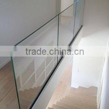 frameless glass handrails for stairs with CE&CCC&ISO