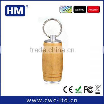 Popular wood wine bottle USB flash drive 2GB4GB8GB16GB wooden USB pendrive Custom Solution print/laser engraving LOGO