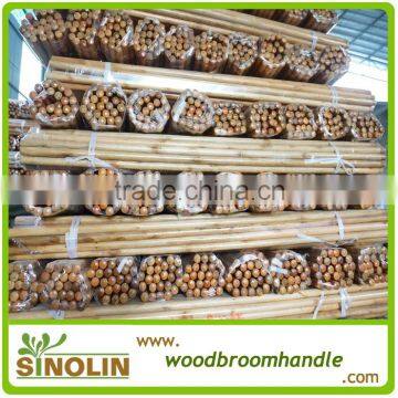 Varnished Wooden Broom Handle for Palestin Market photo-2