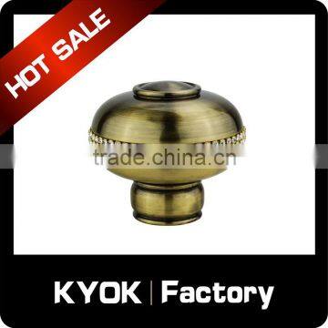 KYOK New Design!! Stretch Curtain Rod With Crystal Glass Finials for Curtain Rods photo-5