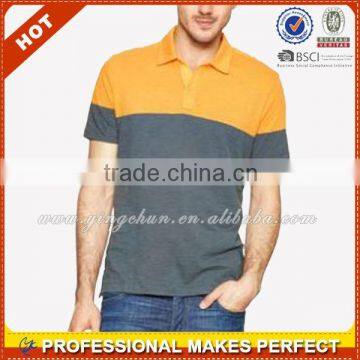 2014 Fashion Mens Color Combination Original Polo T-shirt