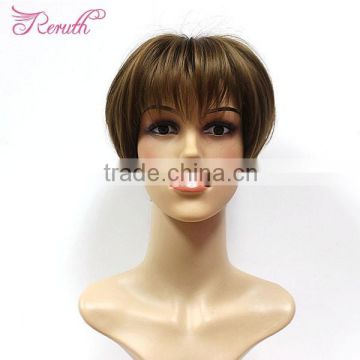 Wholesale Cheap Natural Remy Raw Indian Virgin Short Hair Wig