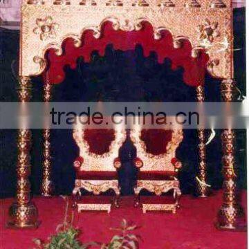 New hot gold indian wedding mandap designs at wedding and event decorate