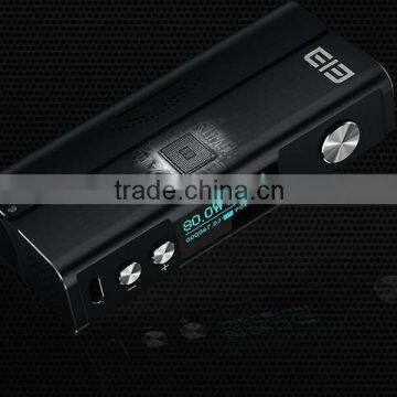 New arrival product 2016 Rotary display TC box mod ele star 80w box mod