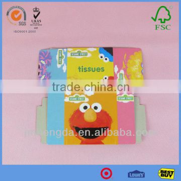 Cute Colorful Printing Kids Picture Packing Boxes For Tissue