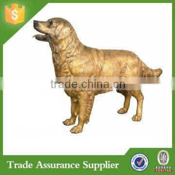 Polyresin life size antique dog statues