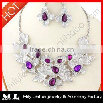 Hot sell fashion earrings set jewelry set custom MLJS 11