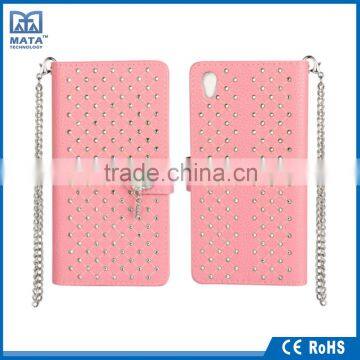 5.2 Inch glitter diamond mobile phone case for sony