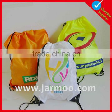 Custom printed large drawstring mesh bags