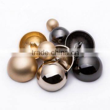 Round metal button, High-end Metal Buttons, men's Big Coats button