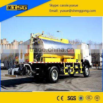 Road Construction Machine Automatic Asphalt /Bitumen Distributor Truck 6000L photo-3