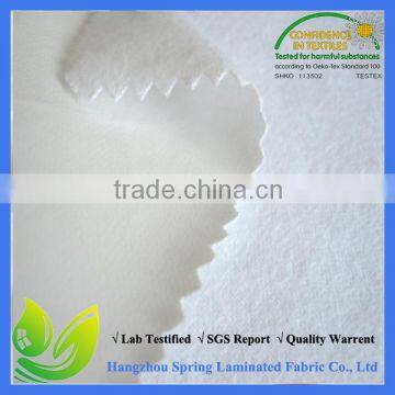 waterproof antibacterial terry cloth fabric laminated with tpu