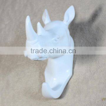 Arts and crafts wholesale poly resin animal coat hooks