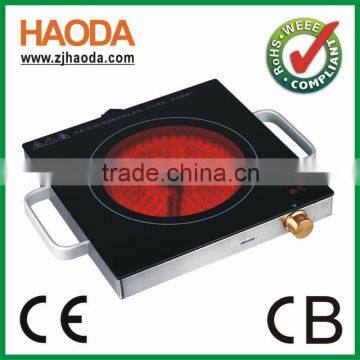 Electric hotplate heater